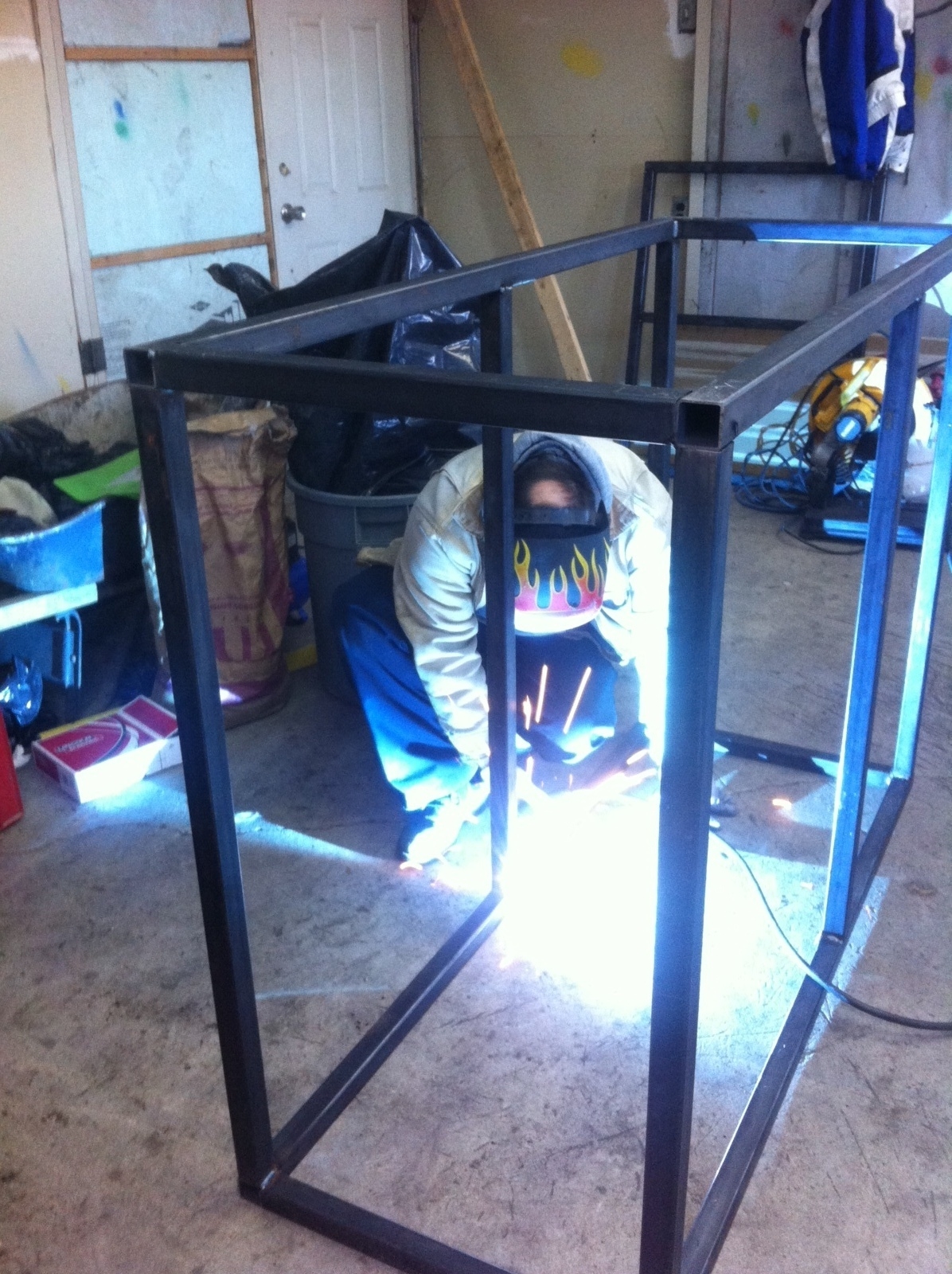 outdoor kitchen kit steel frame